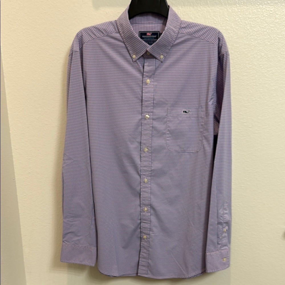 Vineyard Vines Classic Fit Tucker Performance Shirt Men’s Size Large